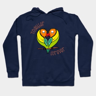 Together Forever Parrot Couple Hoodie